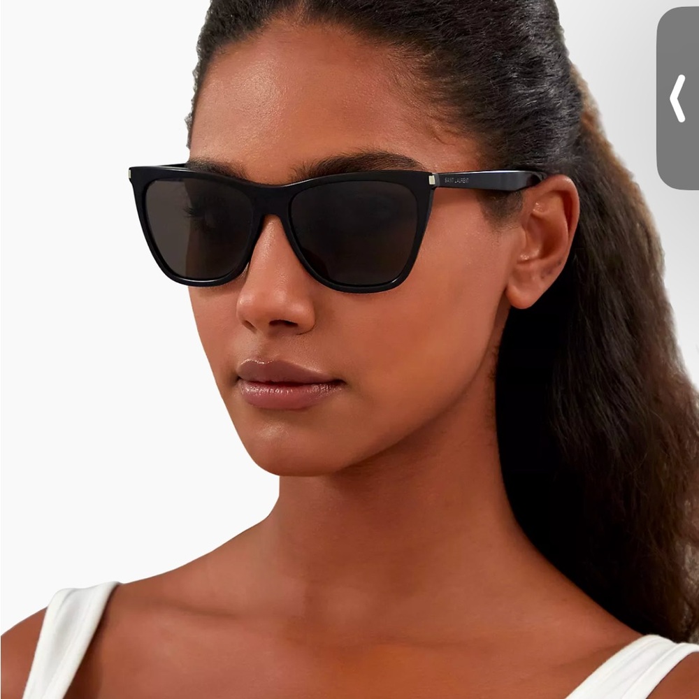 SI 526 001 Saint Laurent Black Sunglasses